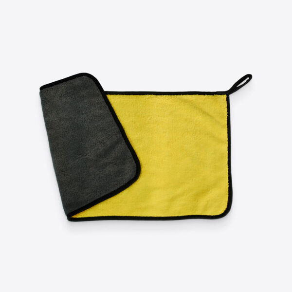 Image depicting Absorbent Yellow Velvet Towel.