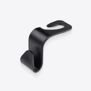 Image depicting Black Plastic Car Headrest Bag Hooks.