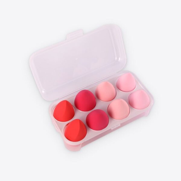 8-Piece Blending Sponge Kit with assorted shapes and sizes