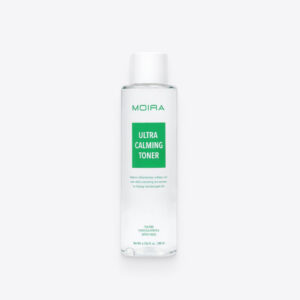 Moira Cica Calming Toner bottle with cica extract.