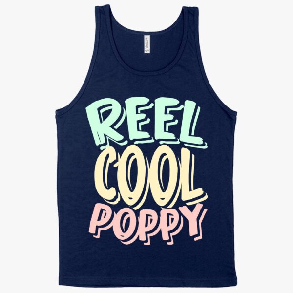 Reel Cool Poppy Tank – the perfect Father's Day gift for outdoor-loving dads, combining comfort and style effortlessly.