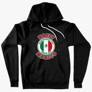 Happy Independence Day Mexico Hoodie – Sponge Fleece, Mexican Pride Hoodie, Comfortable and Patriotic Fashion.