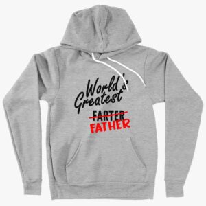 World's Greatest Father Hoodie – Sponge Fleece, Stylish Father's Day Apparel, Comfortable and Admirable Design.