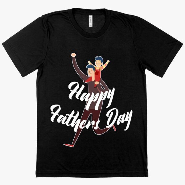 Viscose 'Happy Father's Day' T-Shirt – Comfortable and Festive Tee for Celebrating Dad with Joy.