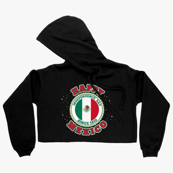 Mexico Hoodie – Cropped Fleece Independence Day Mexico Hoodie for Cozy and Stylish Celebrations.