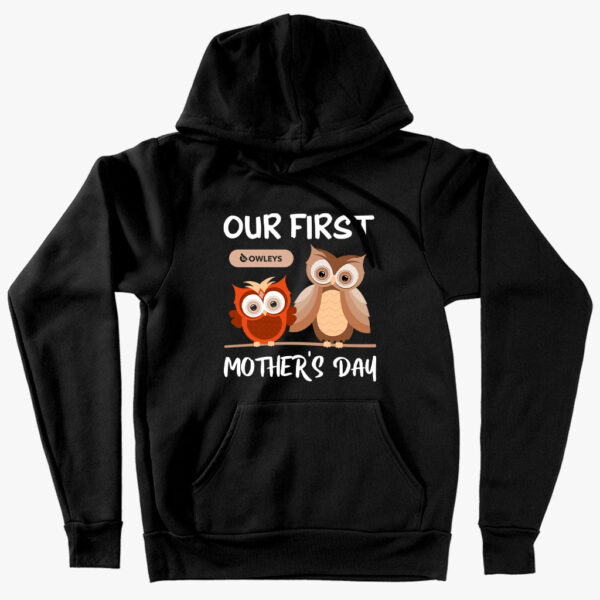 Hoodie - Celebrate Mom's Journey with Our First Mother’s Day Heavy Blend Hoodie.