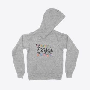 Fleece Hoodie - Spread Joy with Our 'Happy Easter' Kids' Fleece Hoodie.