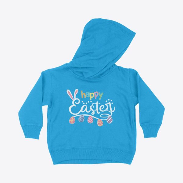 Toddler Hoodie - Bring Easter Joy with Our 'Happy Easter' Toddler Hoodie.