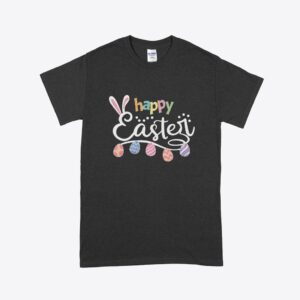 Cotton T-Shirt - Spread Easter Joy with Our 'Happy Easter' Heavy Cotton T-Shirt.