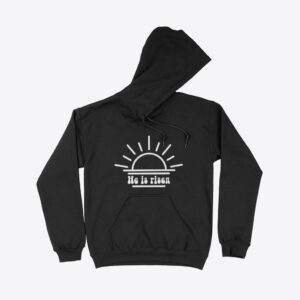 He Is Risen Heavy Blend Hoodie - Stylish and Cozy for Easter Celebrations