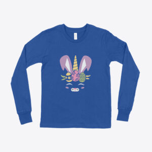 Unicorn Easter Kids' Long Sleeve T-Shirt - Adorable and Comfortable for Easter Celebrations