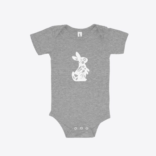 Baby Easter Bunny Triblend Onesie - Soft and Adorable for Easter Celebrations