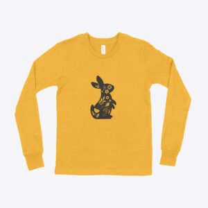 Easter Bunny Kids' Long Sleeve T-Shirt - Adorable and Comfortable for Festive Celebrations