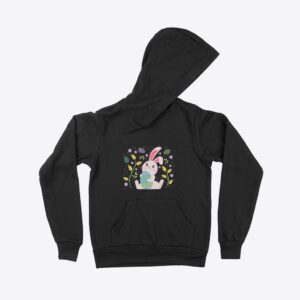 Easter Girls' Fleece Hoodie - Cozy and Stylish for Festive Celebrations