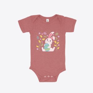 Easter Girls' Triblend Onesie - Adorable and Comfortable for Festive Celebrations