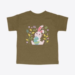 Easter Toddler Girls' Triblend T-Shirt: Comfortable and Stylish for Festive Celebrations