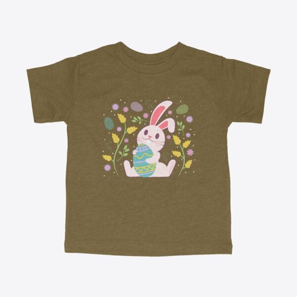 Easter Toddler Girls' Triblend T-Shirt: Comfortable and Stylish for Festive Celebrations