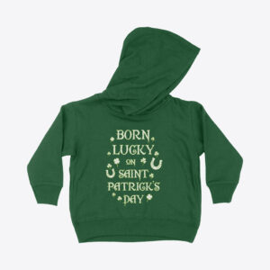 Birthday St. Patrick's Day Toddler Hoodie: Cozy and Festive