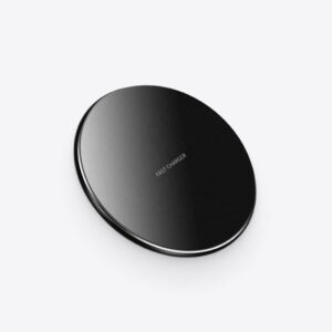 Sleek Black Wireless Charger: Fast and Stylish Charging Solution