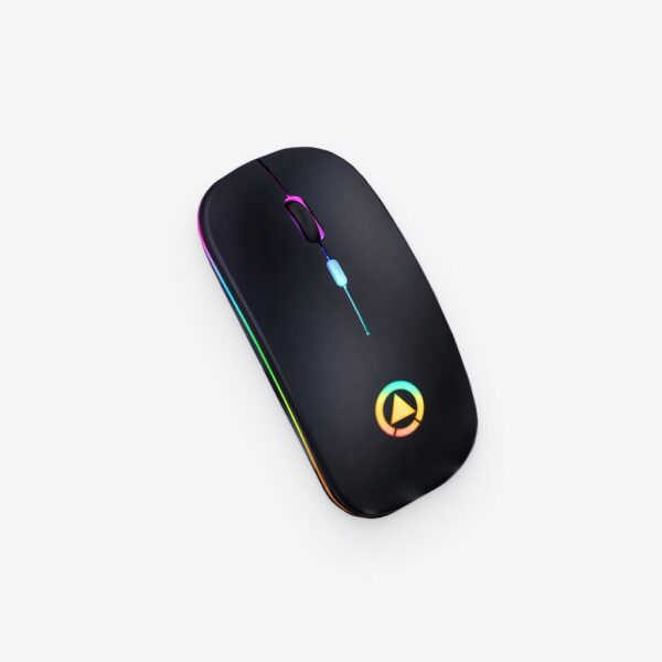 Ultra-Thin Black Bluetooth Mouse: Sleek and Portable Connectivity