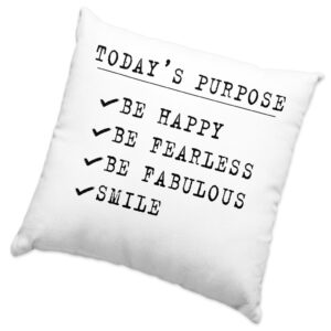 Today's Purpose Square Pillow Cases: Decorate with Intention