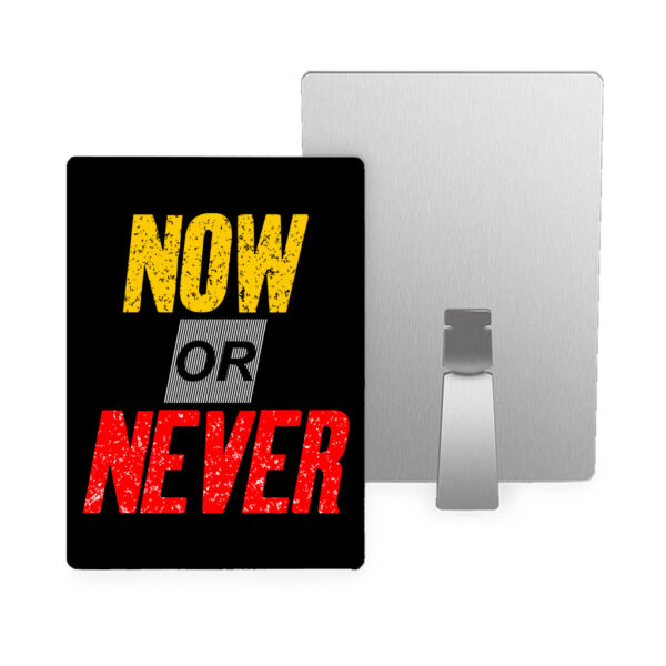 Now Or Never Metal Photo Prints: Seize Every Moment in Metal