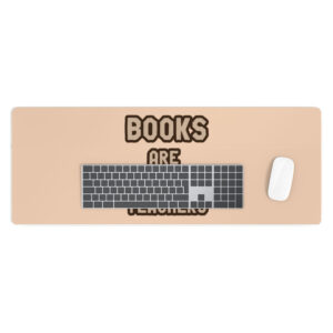 Book Themed Desk Mat: Quotes Desk Pad for Literary Inspiration