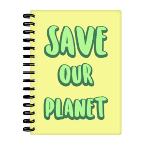 Save the Planet Spiral Notebook: Eco-Friendly Journal.