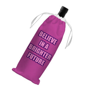 Believe Wine Tote Bag: Inspirational Carryall for Wine Lovers.