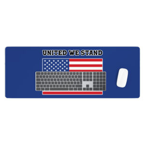 USA Flag Desk Mat - Patriotic Desk Pad.