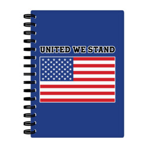 USA Flag Spiral Notebook - Patriotic Notebook.