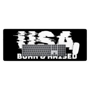 Born in the USA Desk Mat - Patriotic Design.