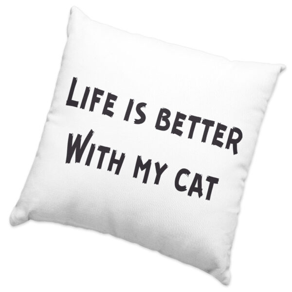 Cat Lover Square Pillow Cases - Adorable Cat-Themed Covers.