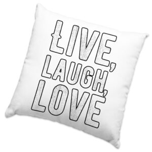 Live Laugh Love Square Pillow Cases