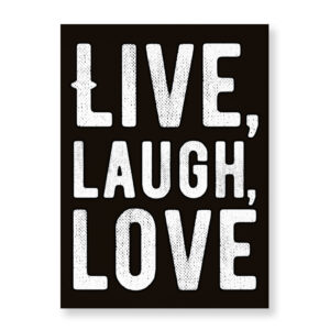 Live Laugh Love Wall Picture