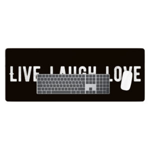 Live Laugh Love Desk Mat