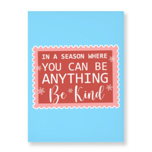 Be Kind Wall Picture - Festive Christmas Quotes Wall Art