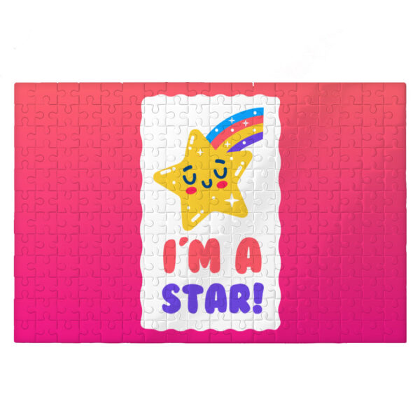 I'm a Star jigsaw puzzle with a cute kawaii design.