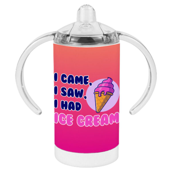 Ice Cream Sippy Cups - Cute Illustration Baby Cup