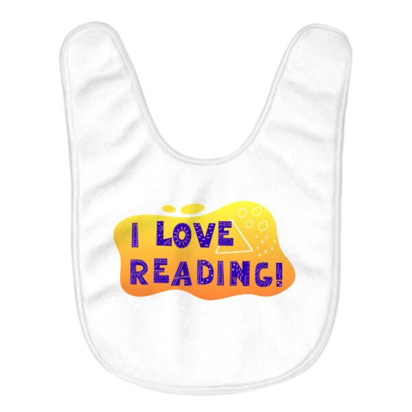 I Love Reading Baby Bibs - Cool Feeding Bibs