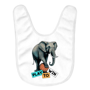 Play to Win Elephant Baby Feeding Bibs