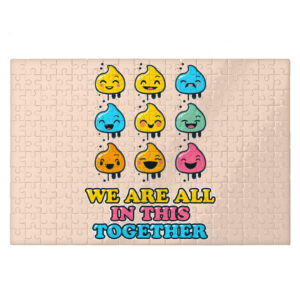 We Are All in This Together Kawaii Jigsaw Puzzle