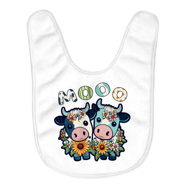 Moo Cow Cute Baby Feeding Bibs