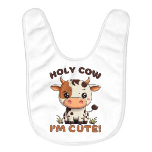 Holy Cow Baby Bibs with Kawaii Designs