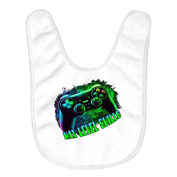 Gamer Baby Bibs - Cool Art for Mealtime Fun