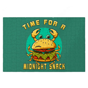 Midnight Snack Jigsaw Puzzle with Delicious Food Images