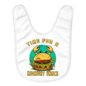 Midnight Snack Baby Bibs featuring Delicious Food Designs