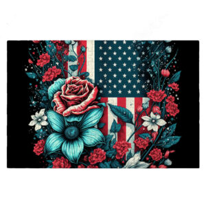 Cute Patriotic Puzzles with Floral Designs