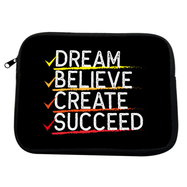 Motivational MacBook Pro 14" two-sided sleeve.