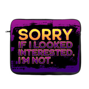 Add some wit to your MacBook Pro with our sarcastic sleeve! Personality and protection.